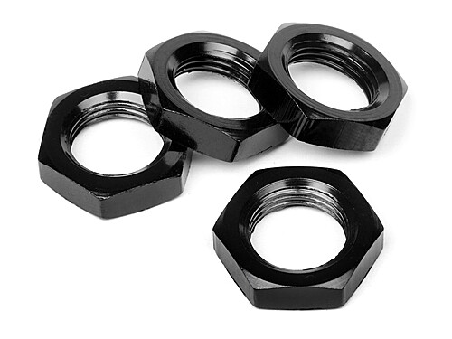 HPI - 17mm Wheel Nut (Black/4pcs) (67492)