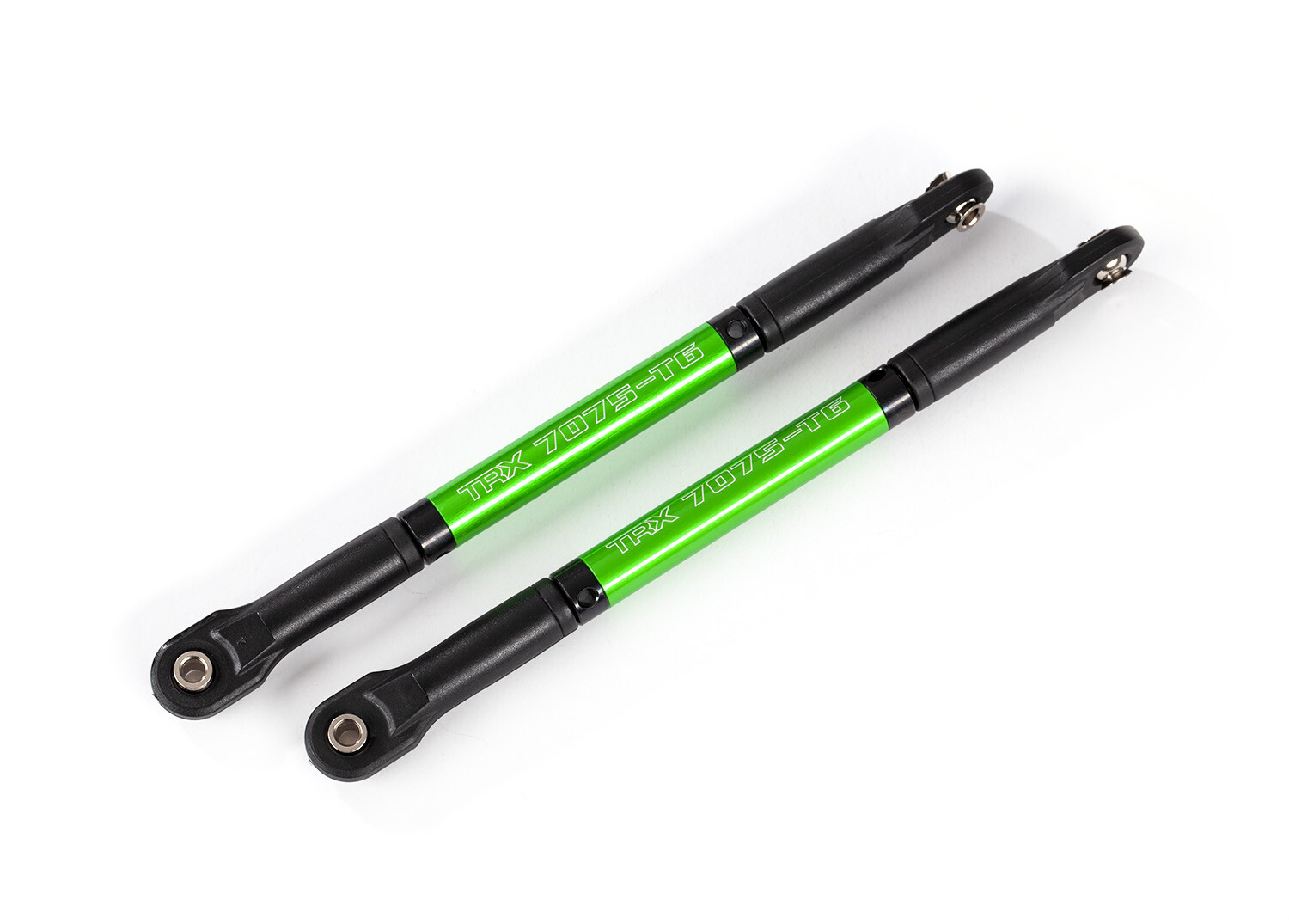 Push rods, aluminum (green-anodized), heavy duty (2) (TRX-8619G)