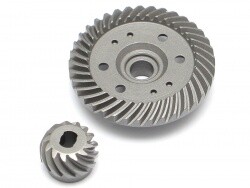 Rear Steel Heavy Duty Helical Spiral Differential Ring & Pinion Gear (37T/13T)