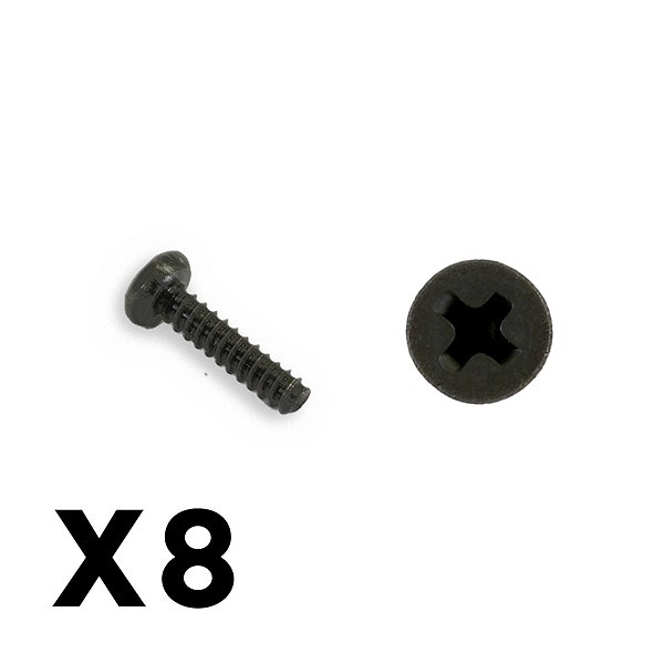 FTX - Outback Mini 3,0 Round Hea D Self Tapping Screw 1,7X7 (8P) (FTX8917)
