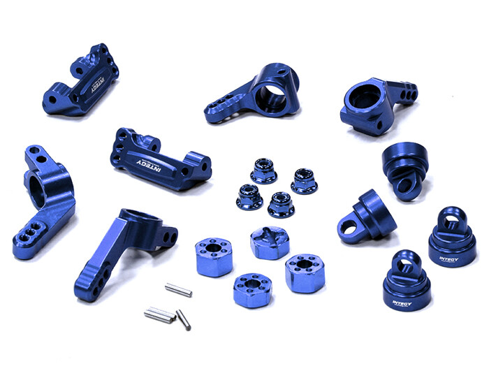 Integy Billet Machined Stage 1 Conversion, Blue - Traxxas Slash/Rustler/Stampede 2WD