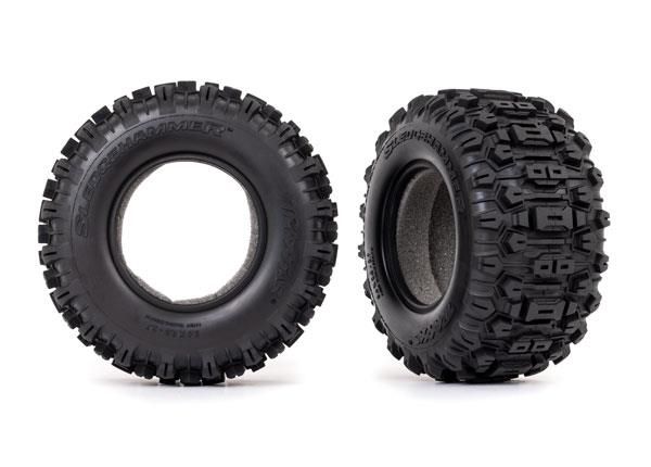 Traxxas - Tires, Sledgehammer (2)/ foam inserts (2) (TRX-8974)